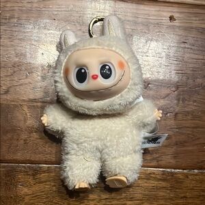 Cute Plush Keychain with Adorable Face
